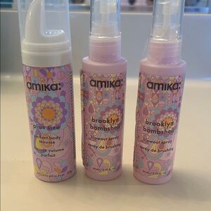 Amika Kids Hair Care Set - Pink and Purple